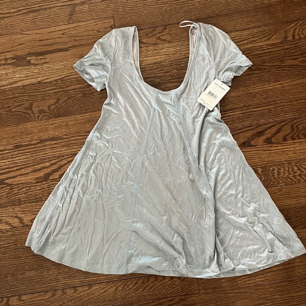 Vintage FREE PEOPLE Iridescent “Teal Spark” Top (size S) NEW WITH TAG